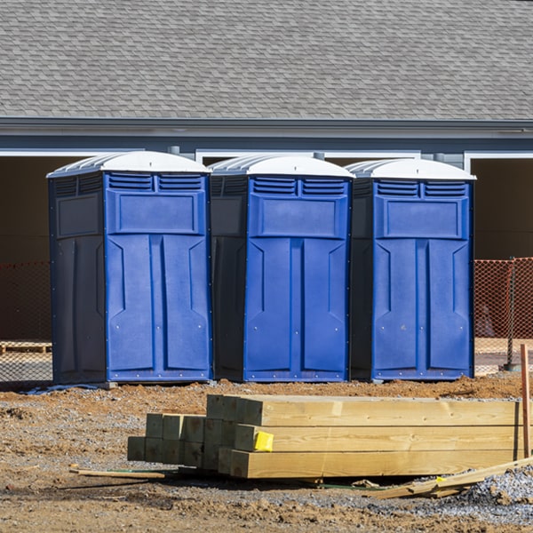 what is the maximum capacity for a single porta potty in Lugoff South Carolina